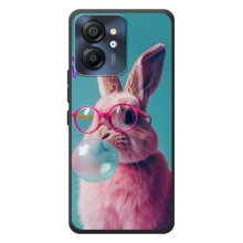Чехол с принтом стильные животные для Блэквью Цвет 8 (Кролик в очках)