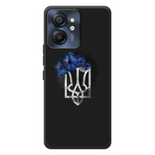 Чохол з українським гербом на Blackview Color 8 – Герб з квіткою