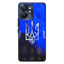 Чохол з українським гербом на Blackview Color 8 – Герби на синьому