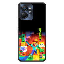 Чехлы для Blackview Color 8 (Персонажи Майн Крафт) – Герой Майнкрафт