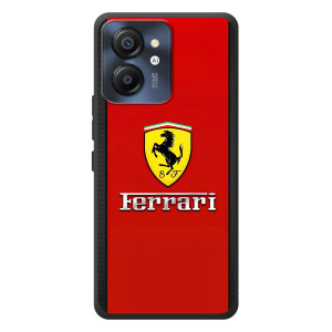 Силиконовый бампер с картинкой машины на Blackview Color 8 – Ferrari Logo