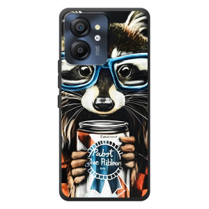 Силиконовый Чехол с Енотами на Blackview Color 8 – Енот в очках
