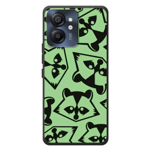 Силиконовый Чехол с Енотами на Blackview Color 8 – Мордочки Енота