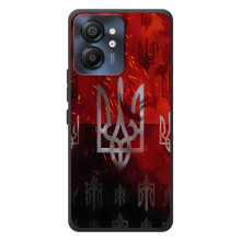 Украинские Чехлы для Blackview Color 8 с картинкой УПА (AlphaPrint) – ГЕРБ УПА