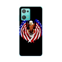 Чехол Флаг USA для Blackview Oscal C30 Pro (Крылья США)