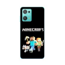 Чехол Майнкрафт на Blackview Oscal C30 Pro (AlphaPrint) Minecraft – герои Minecraft