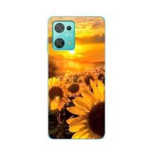 Чохол з Квітами для Blackview Oscal C30 Pro (поле соняшників)