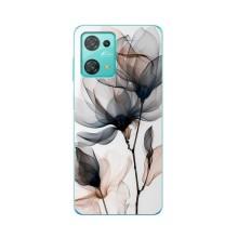 Чохол з квітковим принтом на Blackview Oskal S30 Pro – Квіти на білому