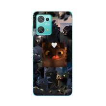 Чехол как приручить дракона на Blackview Oscal C30 Pro – Дракон коллаж