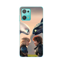 Чехол как приручить дракона на Blackview Oscal C30 Pro – Гикавка и Астрид