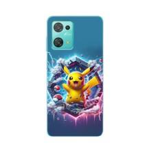 Чехол с Пикачу на Blackview Oscal C30 Pro – Лого Пикачу