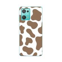Чохол з принтом корови на Blackview Oskal S30 Pro – Коричневий принт