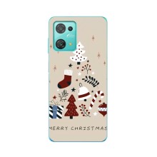 Різдвяні Чохли для Blackview Oscal C30 Pro (VPrint) (Merry Christmas)