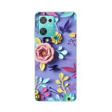 Чохли з квітами для Blackview Oscal C30 (VPrint) (Дизайн квітів)