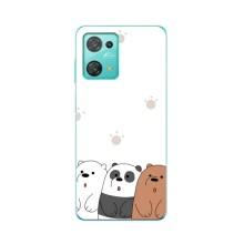 Чехлы с изображением разных животных для Blackview Oscal C30 (Удивленные медвеженки)