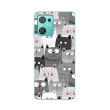Чохли з Котиками для Blackview Oscal C30 (VPrint) (Мальовані котики)