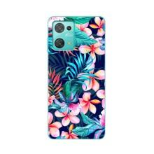 Чохол для Блекв'ю Оскал С30 - з принтом (Дизайнерські) (AlphaPrint) (Мальовничі квіти)