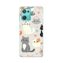 Чохол з малюнком кіт на Blackview Oscal C30 – Колаж котів