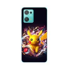 Чехол с Пикачу на Blackview Oscal C30 – Пикачу с мячом