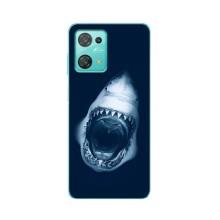 Силиконовый бампер с картинкой животных для Blackview Oscal C30 (Пасть Акулы)