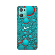 Силиконовый Чехол на Blackview Oscal C30 с картинкой Nike (Найк зеленый)