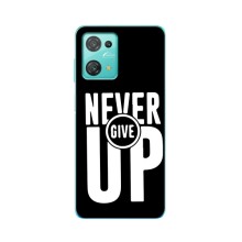 Силиконовый Чехол на Blackview Oscal C30 с картинкой Nike (Never Give UP)