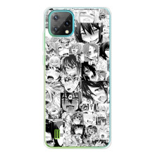 Чехлы Персонажи Аниме Наруто для Blackview Oscal C60 (AlphaPrint) (Ahegao manga)