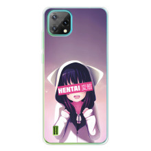 Чехлы Персонажи Аниме Наруто для Blackview Oscal C60 (AlphaPrint) (Hentai chan)