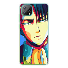 Чехлы Персонажи Аниме Наруто для Blackview Oscal C60 (AlphaPrint) (Леви Аккерман)