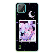 Чехлы Персонажи Аниме Наруто для Blackview Oscal C60 (AlphaPrint) (Сейлор Мун)