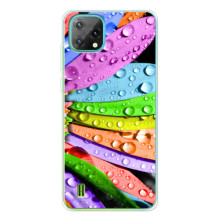 Чехлы (ART) Цветы на Blackview Oscal C60 (VPrint) – Семицветик