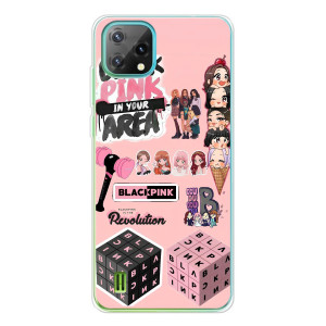 Чехлы с картинкой для Blackview Oscal C60 – BLACK PINK коллаж