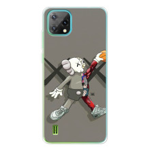 Чехлы для Blackview Oscal C60 - Bearbrick Louis Vuitton (PREMIUMPrint) (Беарбрик Джордан)