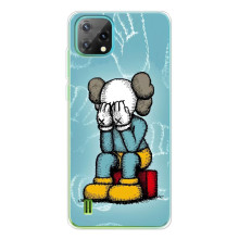 Чехлы для Blackview Oscal C60 - Bearbrick Louis Vuitton (PREMIUMPrint) (Плач Bearbrick)