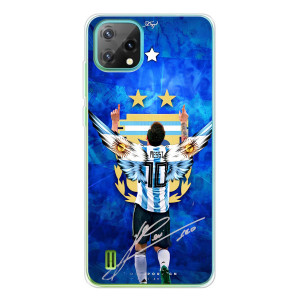Чехлы Месси для Blackview Oscal C60 (AlphaPrint)