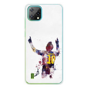 Чехлы Месси для Blackview Oscal C60 (AlphaPrint)