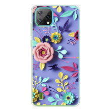 Чехлы с Цветами для Blackview Oscal C60 (VPrint) (Цветочный дизайн)