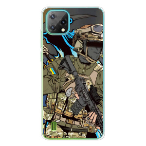 Чехлы с картинкой ЗСУ для Blackview Oscal C60 (AlphaPrint)