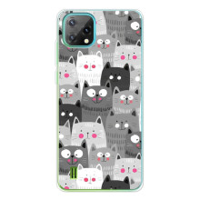 Чехлы с Котиками для Blackview Oscal C60 (VPrint) (Рисованные котики)