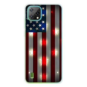 Чехол Флаг USA для Blackview Oscal C60 – Флаг США 2