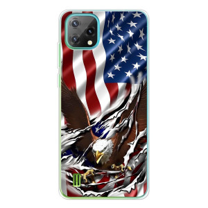 Чехол Флаг USA для Blackview Oscal C60 – Флаг USA