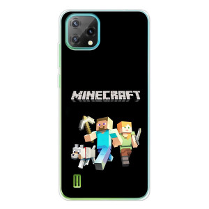 Чехол Майнкрафт на Blackview Oscal C60 (AlphaPrint) Minecraft