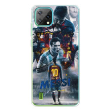 Чехол Месси футболист для Blackview Oscal C60 – Коллаж Месси