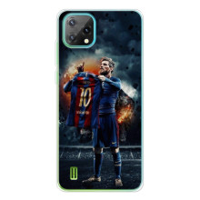 Чехол Месси футболист для Blackview Oscal C60 – Месси с футболкой
