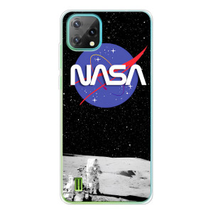 Силіконовый бампер з принтом "Наса" на Blackview Oscal C60 – Nasa на місяці
