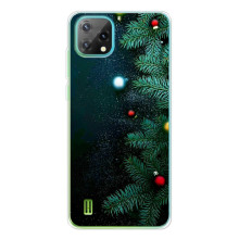 Чехол Новогодняя Елка на Blackview Oscal C60 – Елка