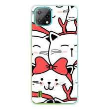 Бампер с изображением Котиков для ,Блэквью Осокал С60 – Новогодние котики