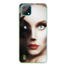 Бампер с изображением Котиков для ,Блэквью Осокал С60 – Женщина кошка