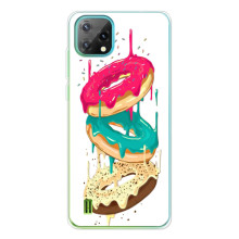 Чохол з зображенням смачної їжі для Blackview Oscal C60 – Соковиті пончики