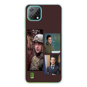 Чохол для Blackview Oscal C60 (AlphaPrint - с принтом Зеленського)